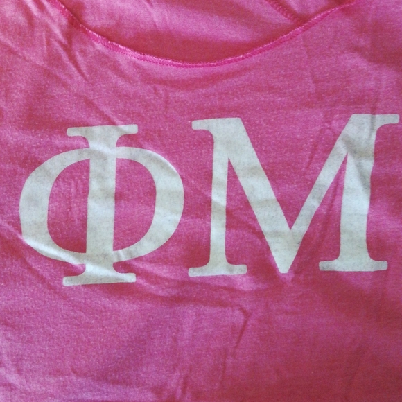 Phi Mu racer back tank top - Picture 2 of 4